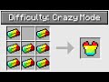 Minecraft UHC but with "crazy mode" difficulty..