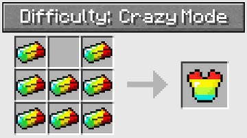 Minecraft UHC but with "crazy mode" difficulty..