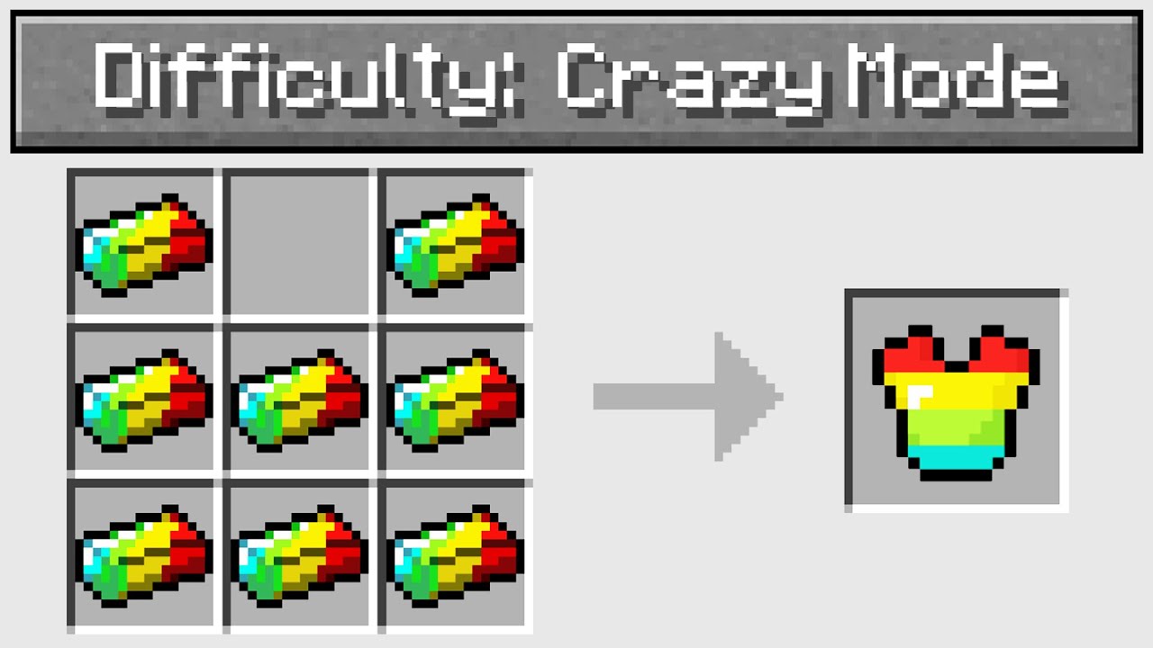 Minecraft UHC but with "crazy mode" difficulty..