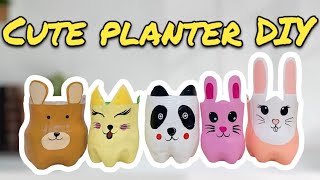 Cute planter DIY with waste bottles || Best Use of Waste material || Mr Arts & Crafts