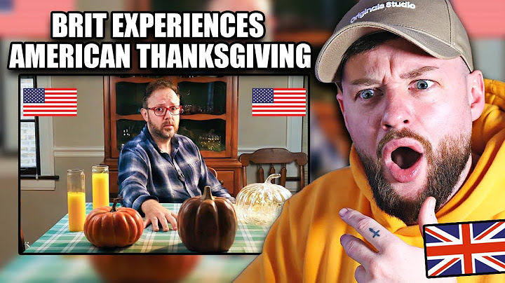 SHOCKED BRITISH GUY Reacts to "How US Thanksgiving Wasn't What I Expected"