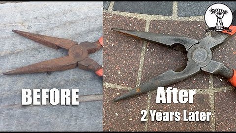 Rust Removal Part 2: Pliers Two Years Later