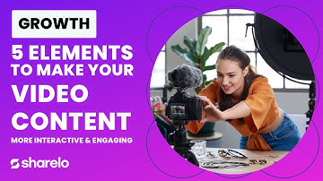5 Elements to Make Your Video Content More Interactive and Engaging With Sharelo