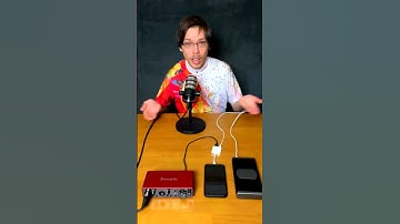 How to connect USB-C iPhone to a XLR microphone for beginners #shorts