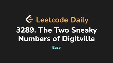 3289. The Two Sneaky Numbers of Digitville | Leetcode Daily - Python