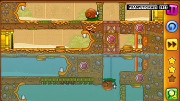SNAIL BOB 1 - Chapter 3 The Nile Mile - Level 14 - Hunter Hamster - Hero Craft - puanputigames
