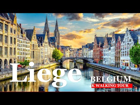 Discover the old City Liege in Belgium  ,walking Tour ,(Part 1)