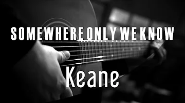Somewhere Only We Know - Keane ( Acoustic Karaoke )
