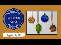 Impressions in Polymer Clay Pendants