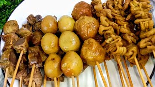 Sate ati ampela, usus ayam, telur puyuh dan bakso bakar pake resep ini aja untuk bikinnya