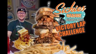 MONSTROUS BURGER CHALLENGE - Sickie's Garage Victory Lap Challenge