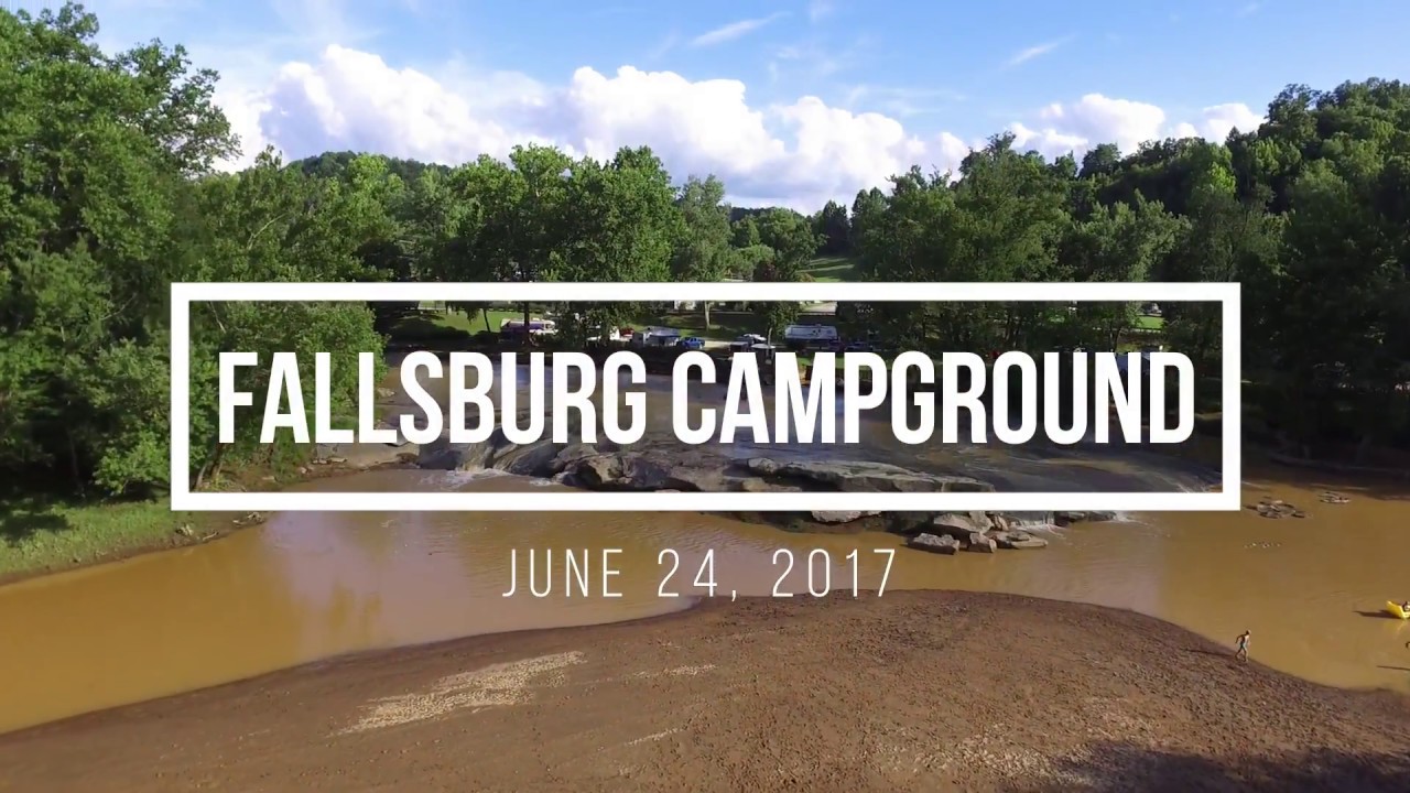 Aerial Footage of Fallsburg Campground Kentucky YouTube