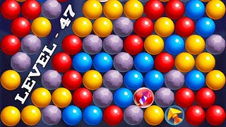 [ LEVEL - 47 ] Bubble Shooter Royal Pop Game Part - 2 | बबल शूटर गेम खेलने वाला @GamekheloGamer  screenshot 4