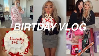 MY 26TH BIRTHDAY VLOG! 🪩🥂❤️ lots of hauls, skincare prep, monday reset, & more!
