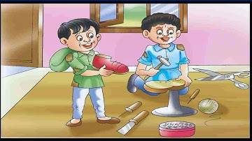 PSEB/ class 5 English/ Lesson 1/The Elves and the shoemaker/Reading and full explanation in Punjabi