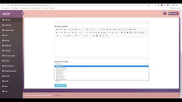 Bài 207 : Lập trình web bán hàng Laravel - Danh mục cha con sản phẩm