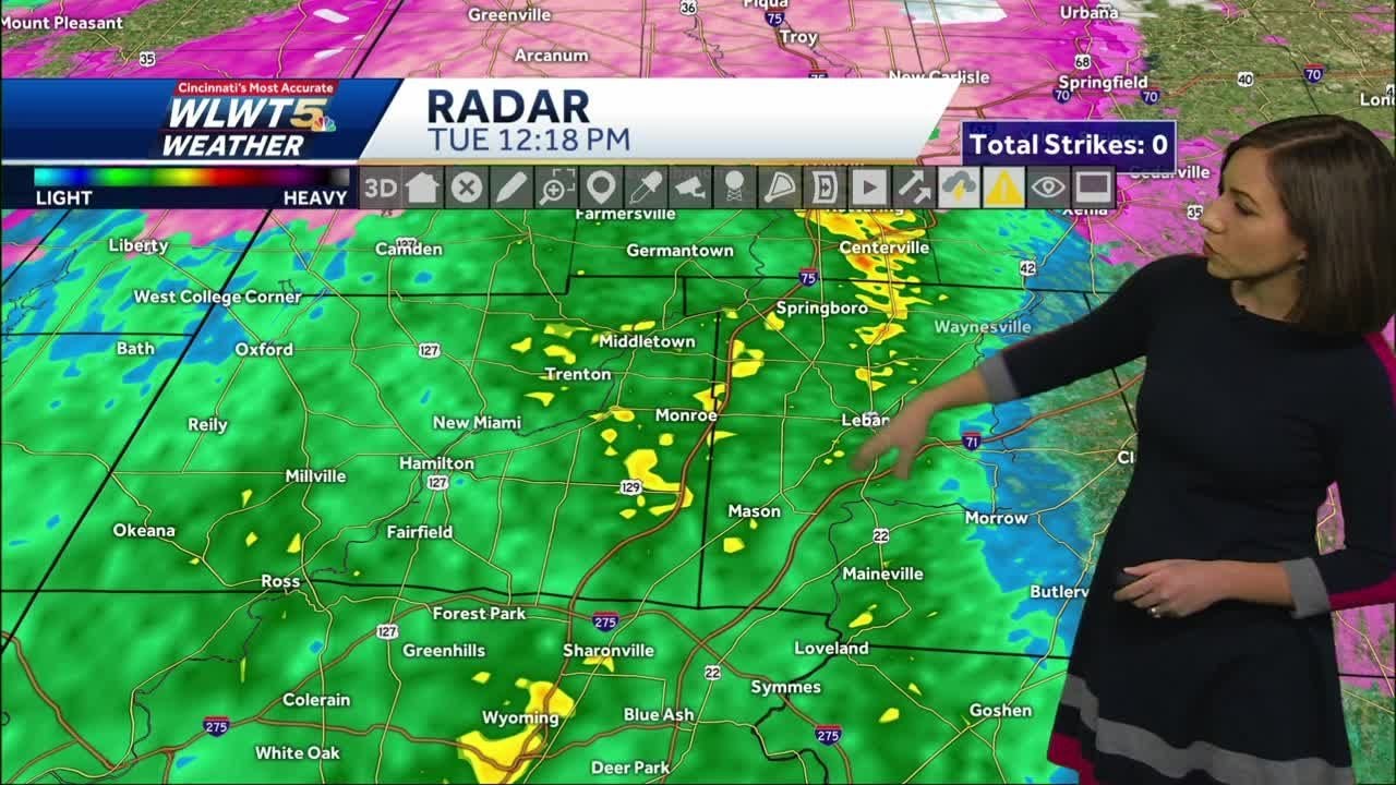 Wintry mix for Tuesday afternoon - YouTube