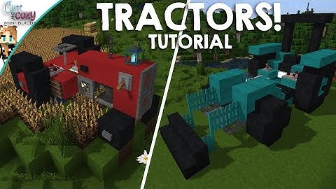 How to build a Tractor Tutorial - Minecraft (java edition)