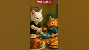 Mèo con bị anh kế cướp mất người bố #shorts #cat #ai #meow #meo