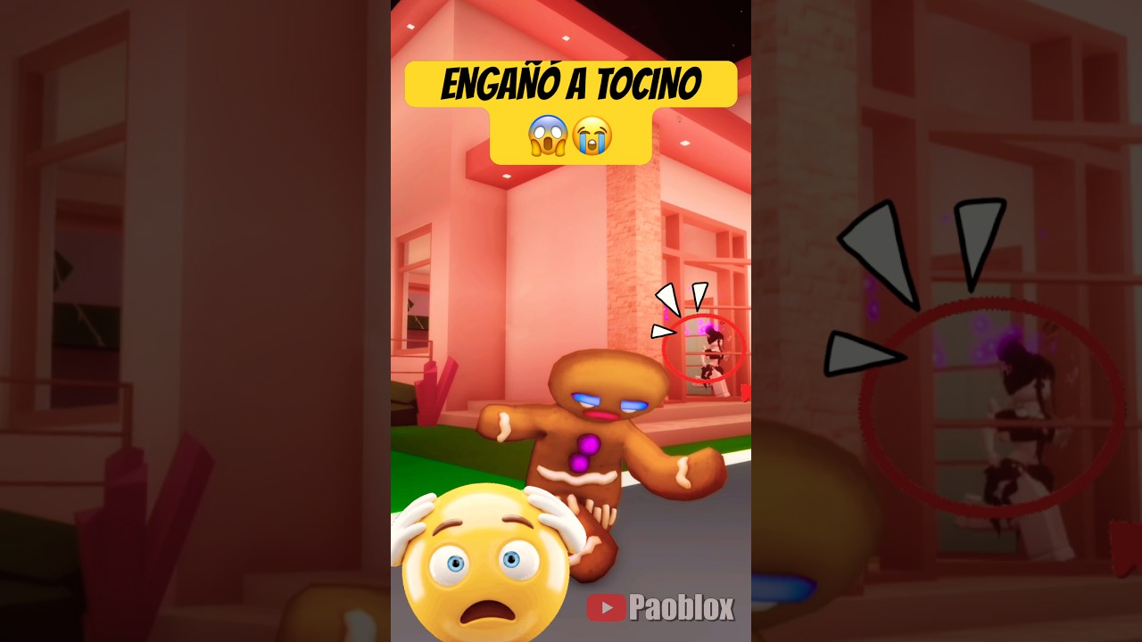 CHICA INFIEL ENGAÑÓ A SU NOVIO TOCINO 🤣 #roblox #historiaderoblox #brookhaven