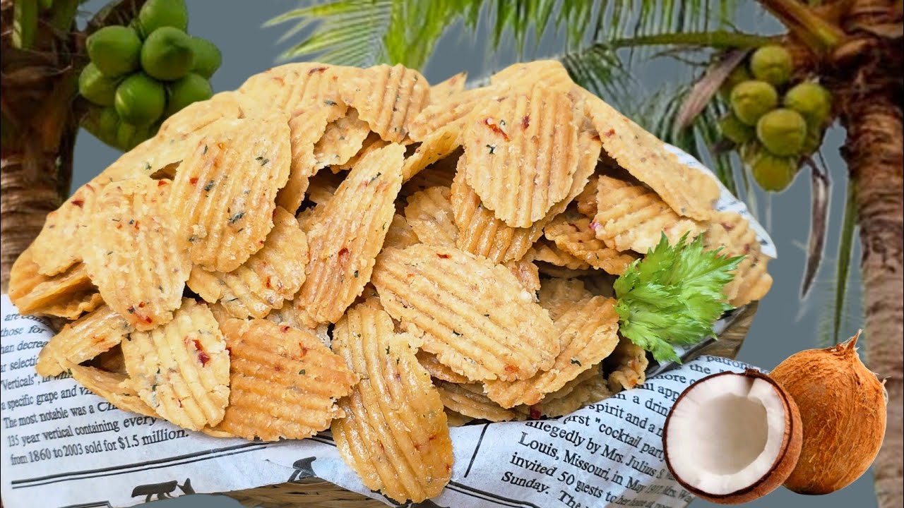 HANYA 100 GR KELAPA PARUT, JADI 1 TOPLES KERIPIK ENAK & RENYAH BUAT LEBARAN