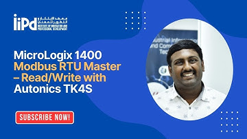 MicroLogix 1400 Modbus RTU Master – Read/Write with Autonics TK4S | Step-by-Step Guide