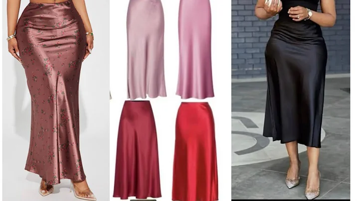 HOW TO CUT AND SEW A TRENDY SILK SKIRT/SLIP SKIRT - Well Detailed Tutorial #sewingtutorials  #howto