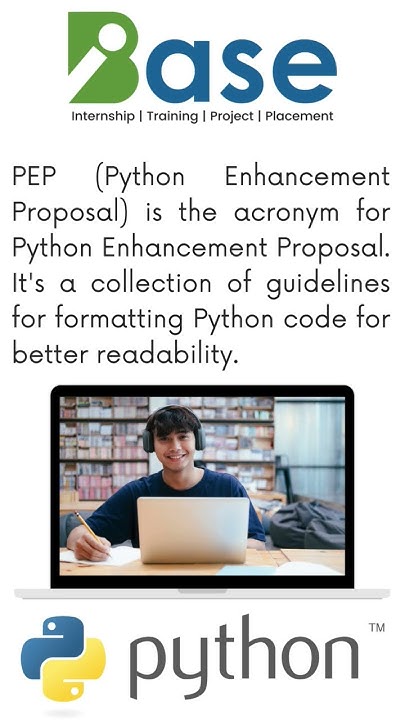 What is The Meaning Of PEP 8?#learnwithiBase #growwithiBase #python # ...