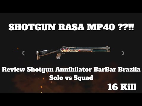 Review Shotgun Annihilator Rasa Mp40 Garena Free Fire Youtube
