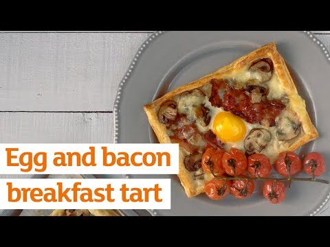 Egg and bacon breakfast tart | Recipe | Sainsbury's