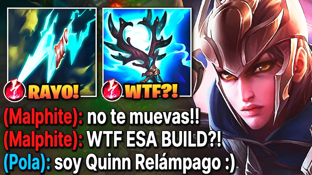 Quinn pero cada básico quita el 200% de vida al rival con esta build relámpago