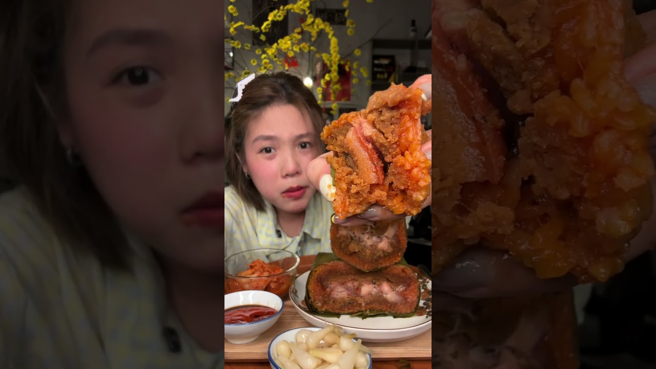 Bánh Chưng Ngọt Ăn Cùng Củ Kiệu Siêu Mê 
