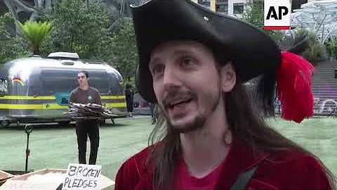 Amazon workers protest return-to-office mandate