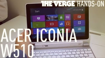 Acer Iconia W510 Windows 8 transforming tablet - The Verge at Computex Taipei