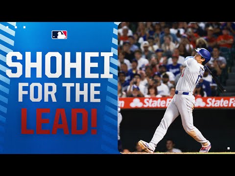 Shohei Ohtani gives the Dodgers the LEAD in the 9th! 😤