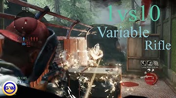1 vs 10 (Variable Rifle) Comeback - The Last of Us : Remastered Multiplayer