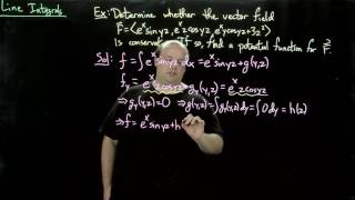4 Example of a Conservative Vector Field