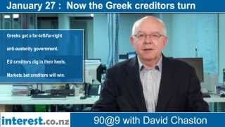 90 seconds at 9am Now the Greek creditors turn