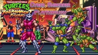  Rgp Cyber Shredder Playthrough - Hardest Difficulty Tmnt Tournament Fighters - Snes 