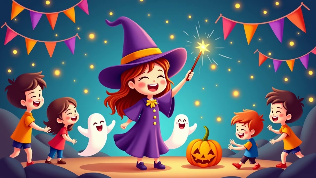 La strega che non faceva paura | Canzoni di Halloween per bambini allegre e divertenti