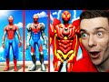 Upgrading SPIDER-MAN Into SPIDER-MAN ROBOT In GTA 5 (Mods)