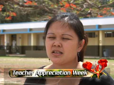 Teacher Appreciation Week Staff & Students of San Antonia Elementary School 5 4 09