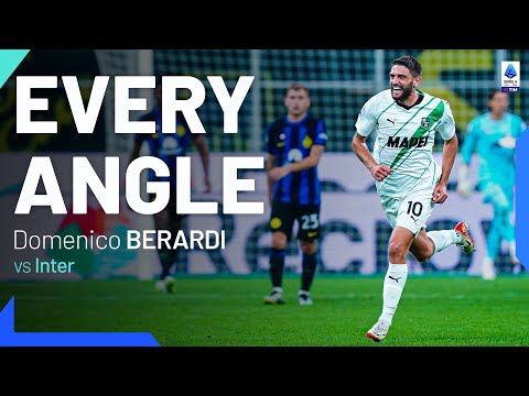 Domenico Berardi’s signature finish | Every Angle | Inter-Sassuolo | Serie A 2023/24