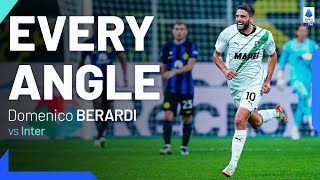 Domenico Berardi’s signature finish | Every Angle | Inter-Sassuolo | Serie A 2023/24