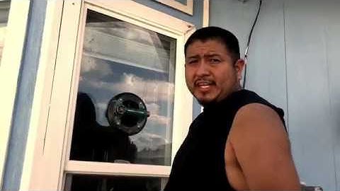 Replacing a double pane window