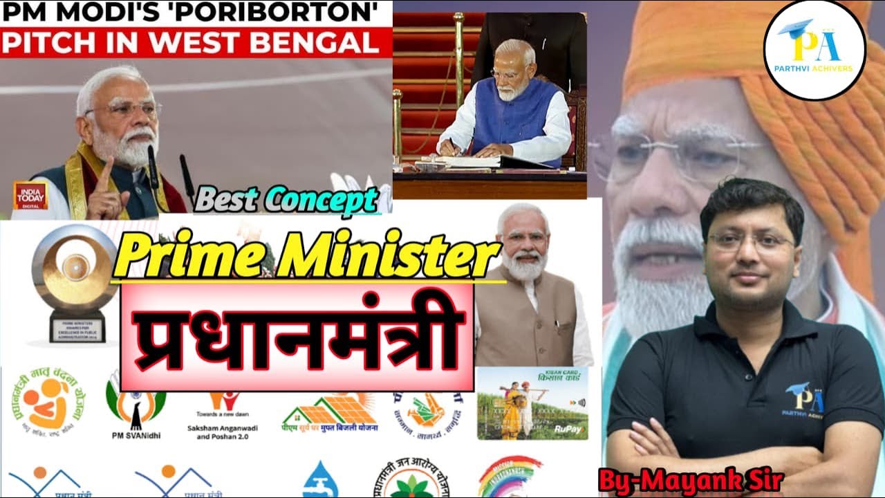 Prime Minister:- GS for,UPSC, UPPSC,UPSI,UPP CONSTABLE AND UPHOMEGUARD| Polity by MAYANK SIR