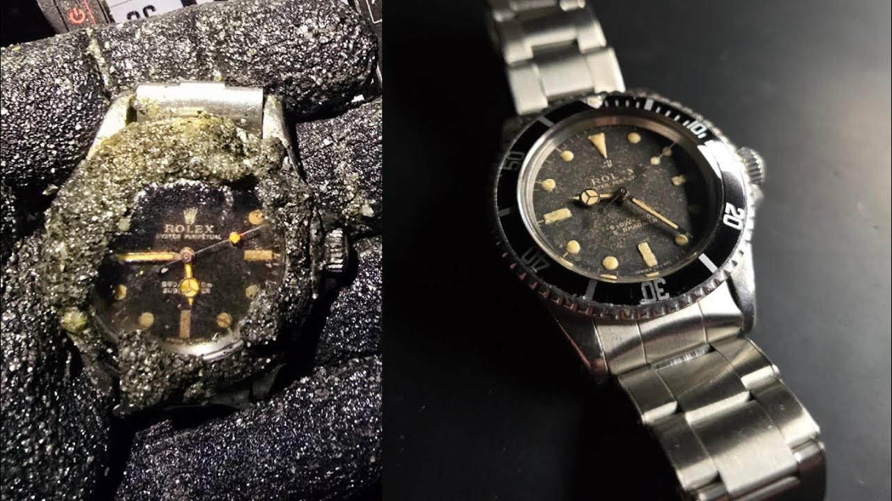 Lost '71 Rolex Submariner, ref. 5513, cal. 1520. Cleaned, serviced.