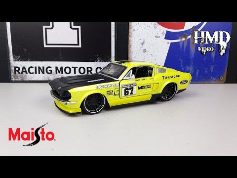自動車 Maisto HD Custom 1967 Ford Mustang GT Amazon.com: Maisto 1:24 Design Assembly Line 1967 Ford