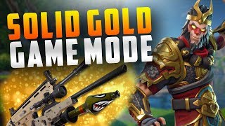 *NEW* LEGENDARY ONLY GAME MODE! (SOLID GOLD) 18 KILL SOLO SQUAD! FORTNITE: BATTLE ROYALE