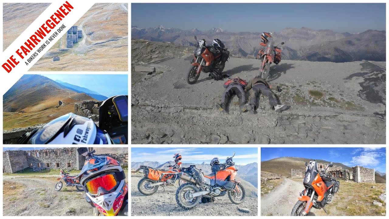 Westalpen...Monte Jafferau...Die Fahrwegenen